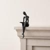 3D Printed Thinker Figurines Ornaments Minimalist Abstract Art Sculptures for Home Office Bookcase