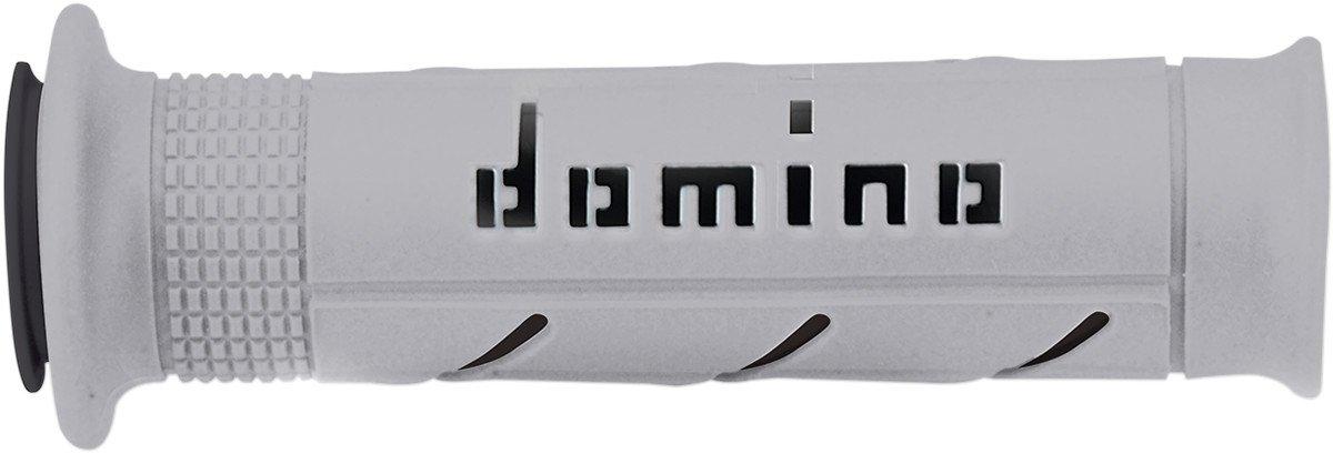 Domino Handlebar Street Thermoplastic Gray x A25041C4052 Grips, Type, Rubber, Black, 126mm,