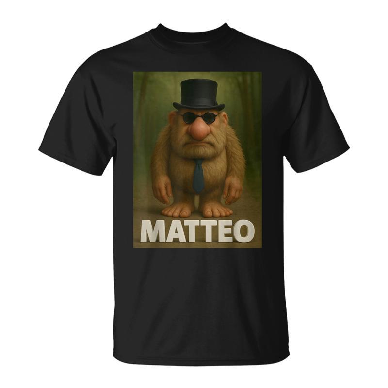 Matteo Brainrot Mateo Italian Brainrot Meme Mateooo Matteooo T-Shirt