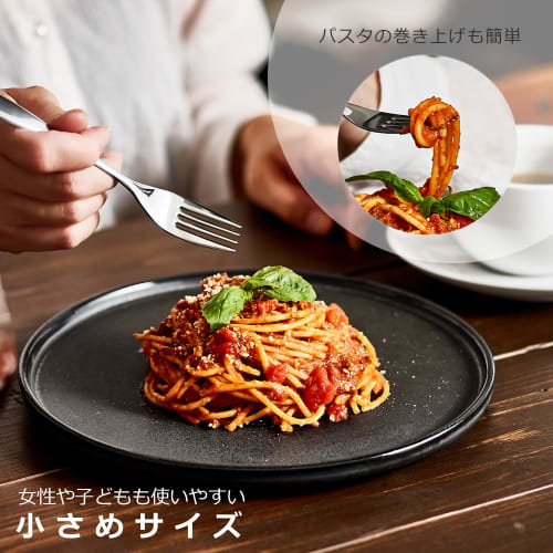 Oaks TSUBAME Medium Fork Set of 3, Stainless Steel, Made in Japan, for Small Pasta