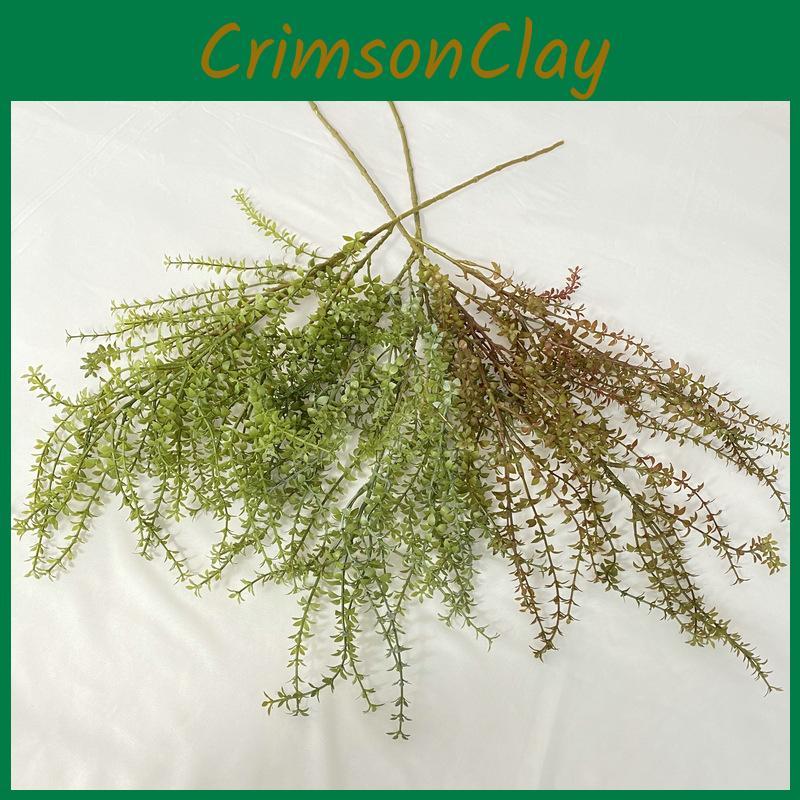 Stems Artificial Foliage Realistic Greenery Wedding Decoration Photography Props
