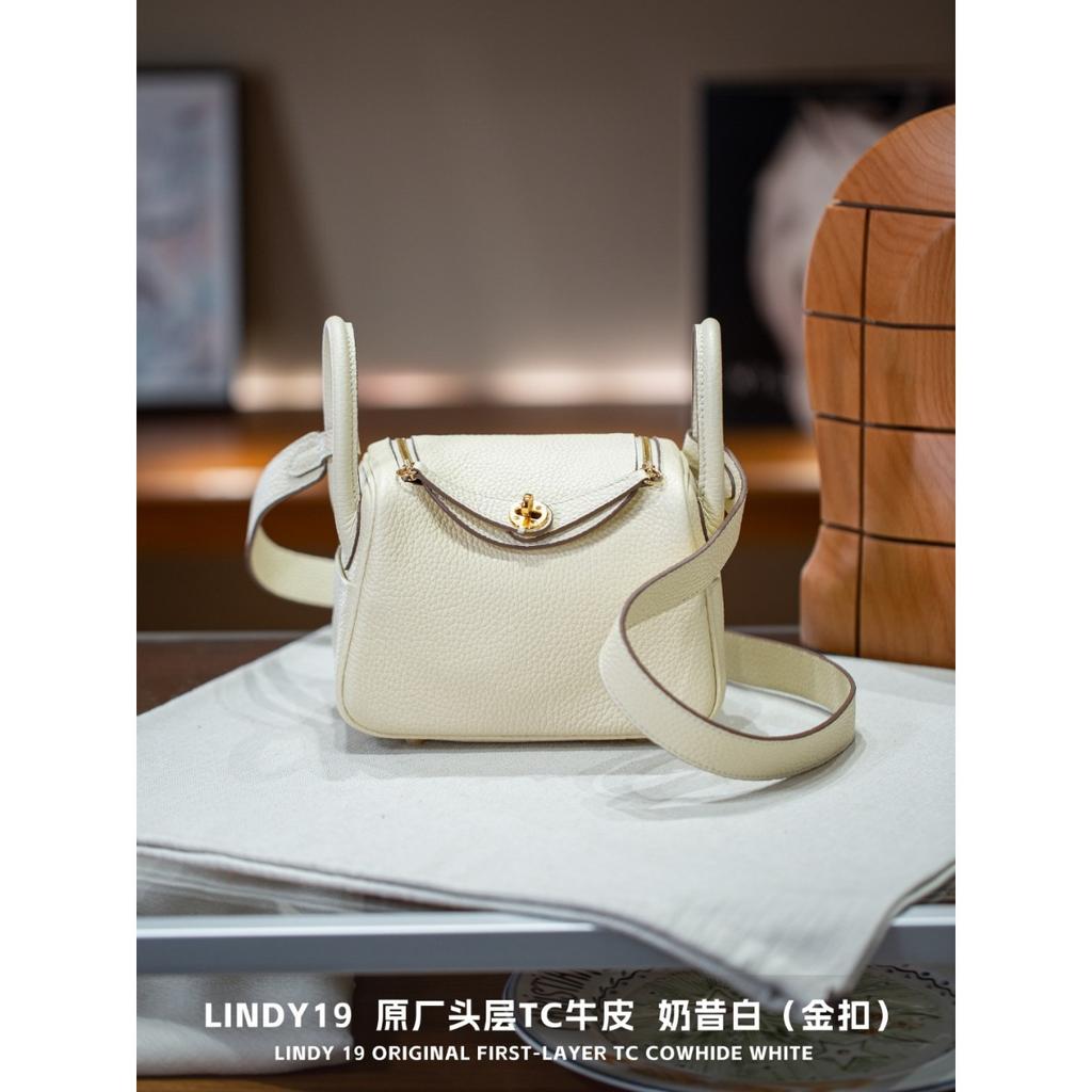 Kazilan Lindi 19cmTC Leder Arzttasche Hardware Handheld Umhängetasche Schultertasche Damen Tasche Trend