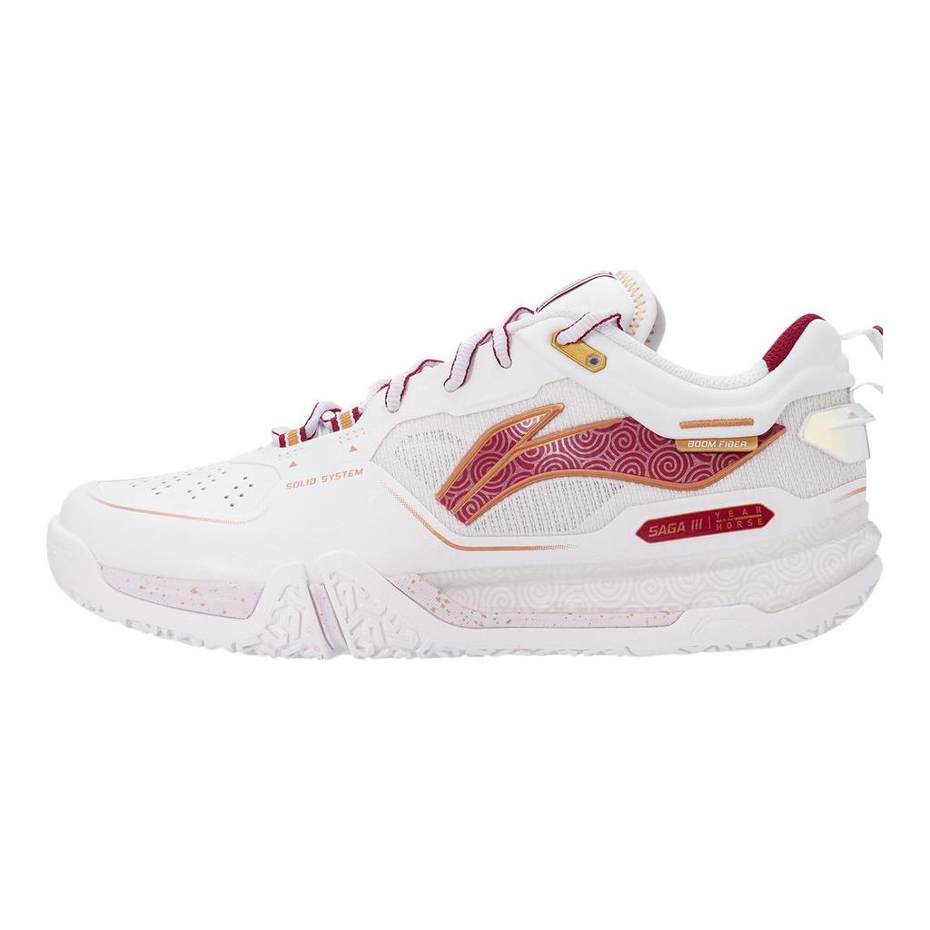 Li Ning Saga PRO Cushioning, Wear Resistant Low Top Badminton Shoes Unisex AYAV001-7
