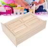1:12 Dollhouse Miniature Wooden Wardrobe Simulated Furniture Model Toy Accessory