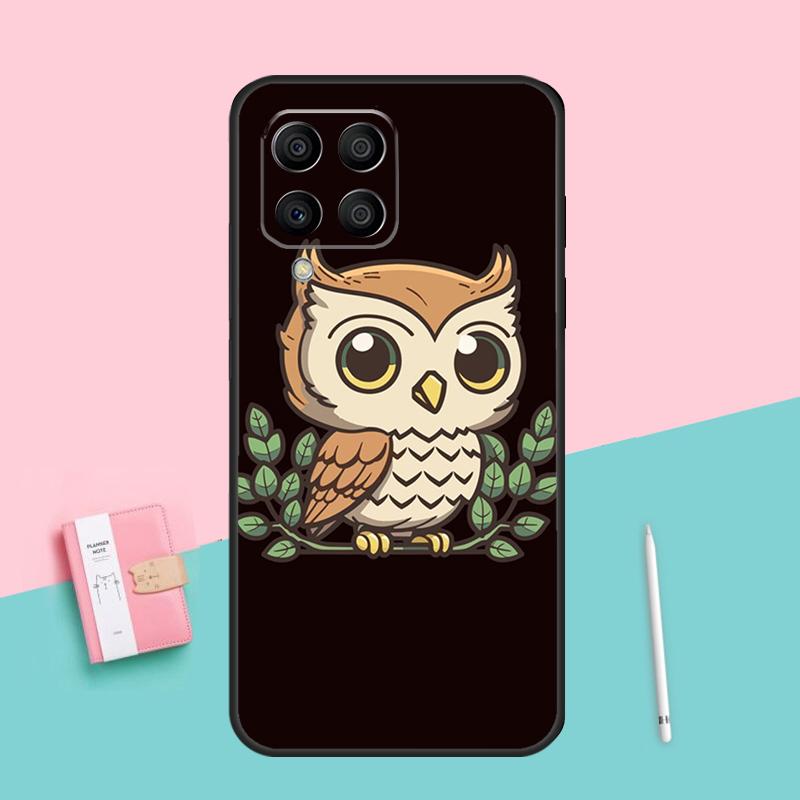 Cartoon Owl For Samsung Galaxy M53 M33 M32 M16 M06 M12 M55 M15 M35 M14 M34 M54 M11 M21 M31 M13 M52 Case