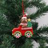 Vánoční Kreslené Přívěsky Santa Claus Sněhulák Sob v Autě Ozdoby na Vánoční Stromek Dekorace Domácí Párty Potřeby Nástroje