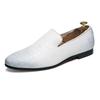 Men's Retro Woven Leather Casual Shoes Mens Driving Loafers Light Moccasins Men Trendy Party Wedding Flats EUR Sizes 38-48