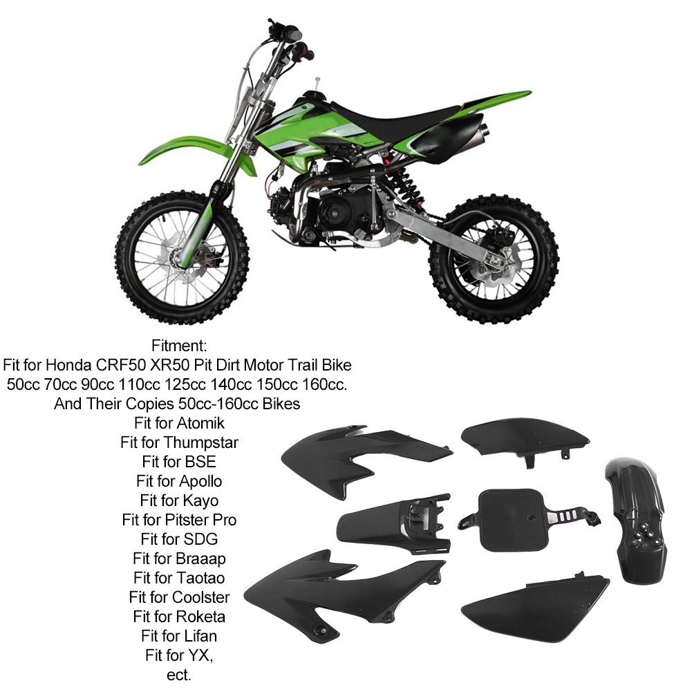 Front Rr NaFender Fairing Kit Mudguard Fit for XR50 CRF50 SDG SSR 107 125