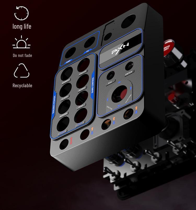 Laishida CB1 Racing Simulator Console with Multi-function RGB Buttons for Euro Truck Simulator 2