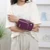 Minimalist Women's Phone Sling Bag – Lightweight Nylon Crossbody with ID Pocket, Ideal for Travel & Shopping