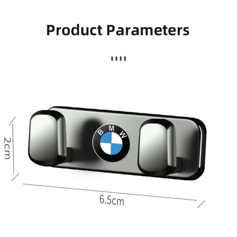 Zinc alloy Car Hook Randomly Pasted Storage Bracket Sticker For BMW X1 X3 X4 X5 E46 E90 F20 E60 E39 F10 M1 M2 M3 M5 M6 E87 M E36 TC9