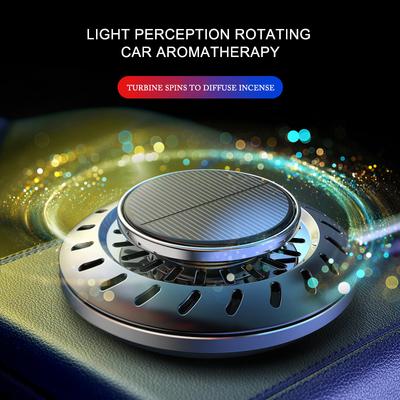 Solar Rotation Car Air Freshener Creative UFO Perfume Diffuser Essential Oil Aromatherapy Ornament Car Interior