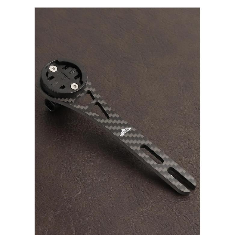 Carbon Fiber Computer Mount Holder Bicycle Bracket Stopwatch Speedometer Road Bike Compatible For Garmin Bryton
