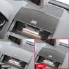 For Benz W204 2007-2013 C-Class Central Control CD Car Radio Button Panel Decorative Cover Trim Sticker Accessories Carbon Fiber