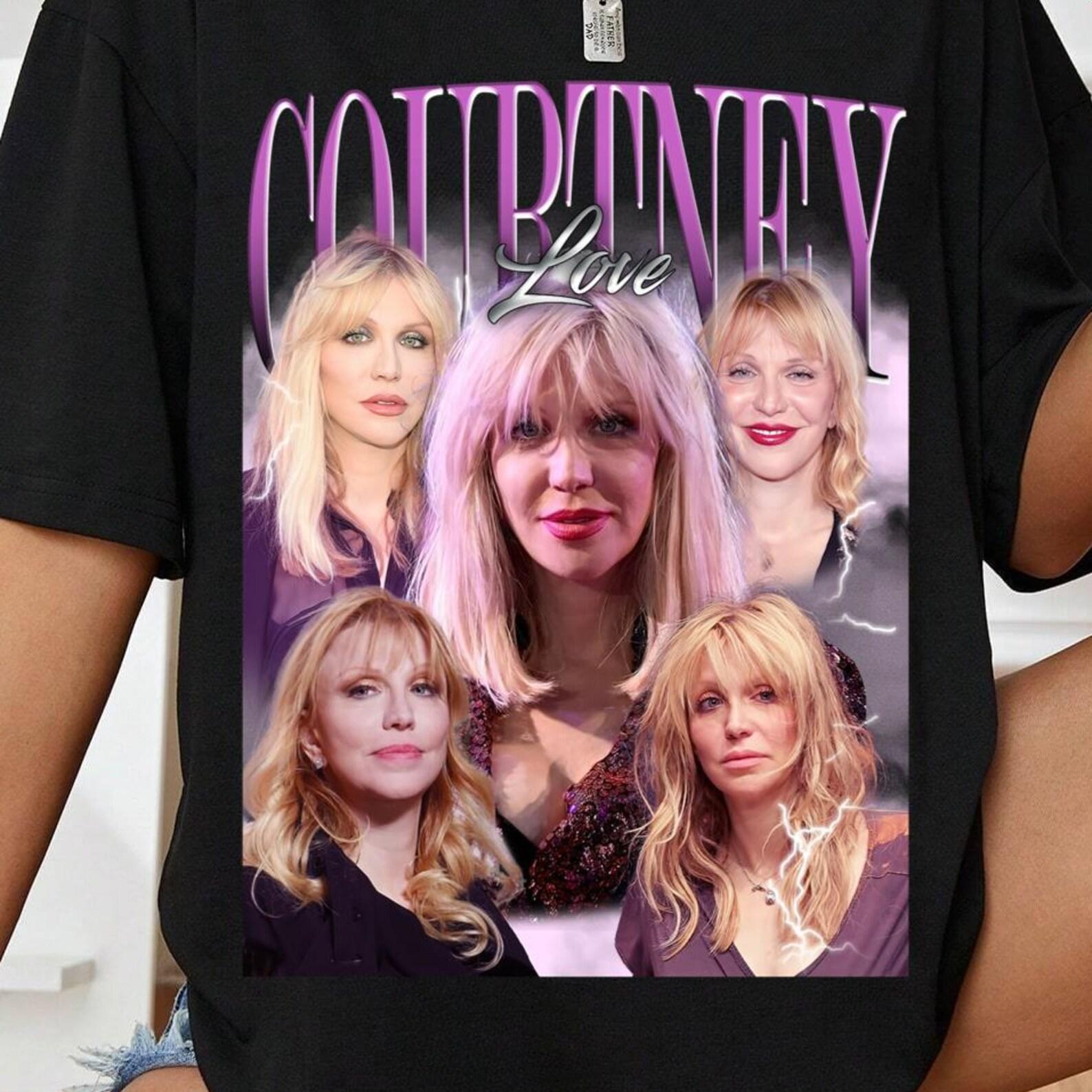 COURTNEY LOVE Shirt, Courtney Love Homage T-Shirt, Courtney Michelle Love American Vintage Merch, Courtney Love Fan Gift|............||| 2XL