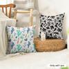 Cactus Pattern Cushion Cover Natural Linen Pillow Cover Double-Sided Print Cushion Cover For Sofa Home Decor