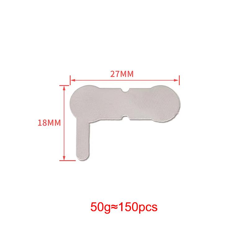 50g Nickel Strip T/L/Y/H Shape Nickel Sheets Plates Battery Nickel Plated Steel Belt Strip Spot Welding Connector
