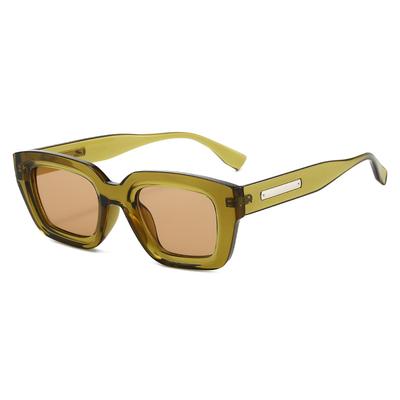 Retro Personalized Rice Nail Sunshade Sunglasses Men'S Fashion Square Sunglasses Women