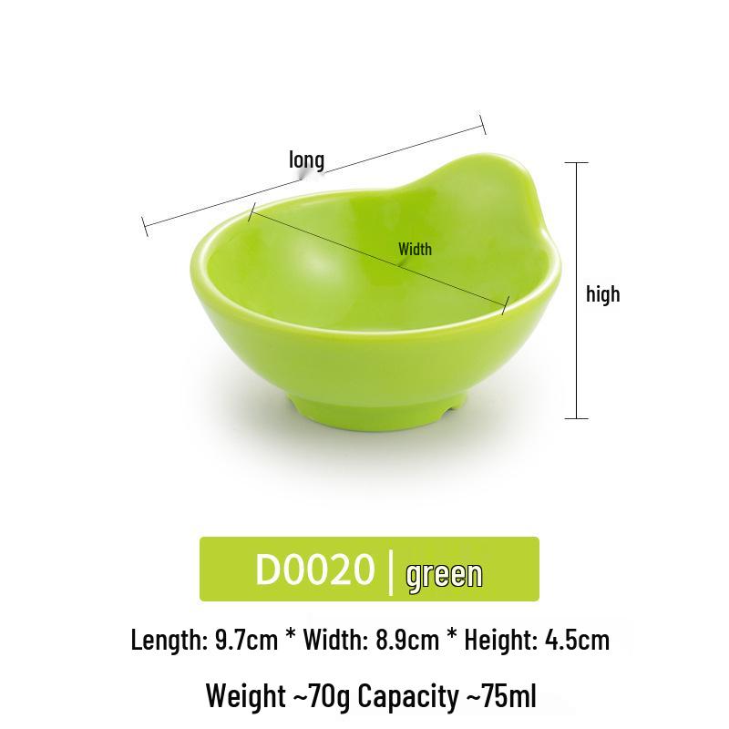 

Melamine Condiment Bowl - Small Porcelain-Look for BBQ, Buffet, and Hot Pot Dipping Sauces