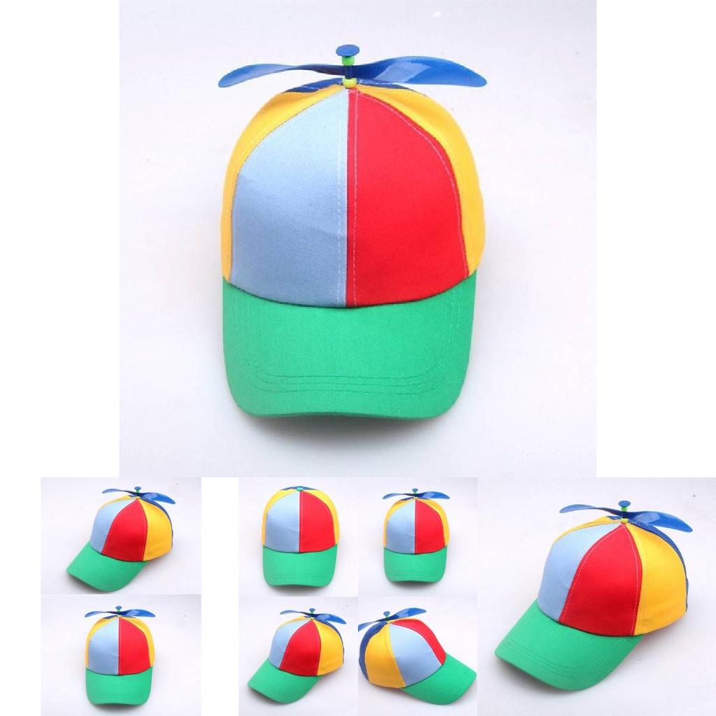 European Style Detachable Propeller Childrens Baseball Cap Sun Protection Breathable Summer Hat For Kids And Adults