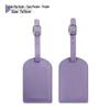 PU Leather Luggage Tag & Anti-lost Boarding Pass Holder with Logo