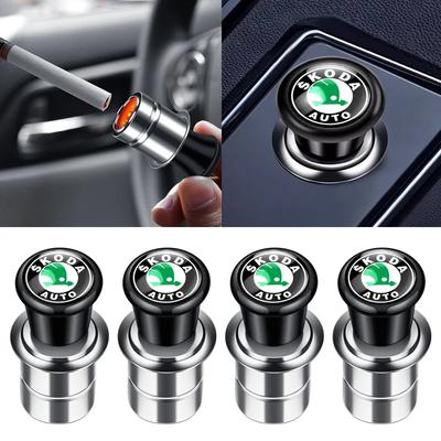 2025 Neuer Metall-Auto-Winddichter Tragbarer Flamm loser Zigarettenanzünder für Skoda Octavia Rapid Kodiaq Superb Derivat Karoq Fabia K