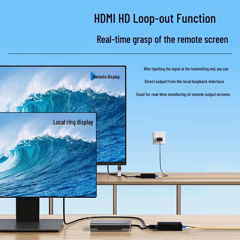 Boyang 4K HDMI 2.0 Fiber Optic Extender
