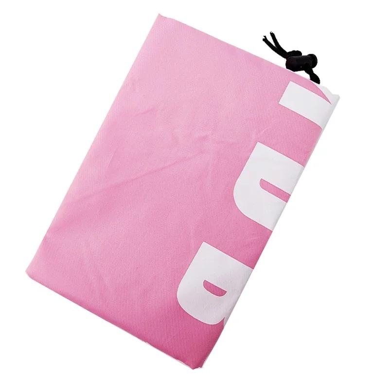 Nylon Laundry Bag Travel Storage Pouch Machine Washable Dirty Clothes Organizer Folding Wash Drawstring Bag Bathroom Accessories