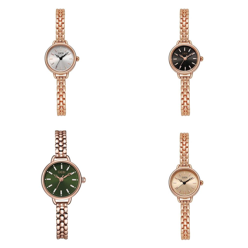 Gadi Womens Minimalist Korean Style Alloy Waterproof Quartz Watch With Elegant Strap For Casual Wear