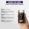 Instant Bald Spot Covering Fibers (22g) | For Fine and Thinning Hair for an Instantly Thicker & Fuller Look - Best Value & Superior Formula | Black