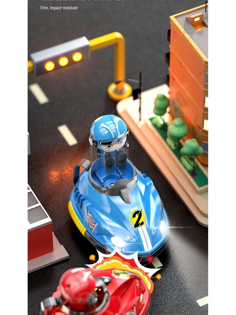 Two-Person Interactive Drifting Bumper Go-Karts with Remote Control for Kids