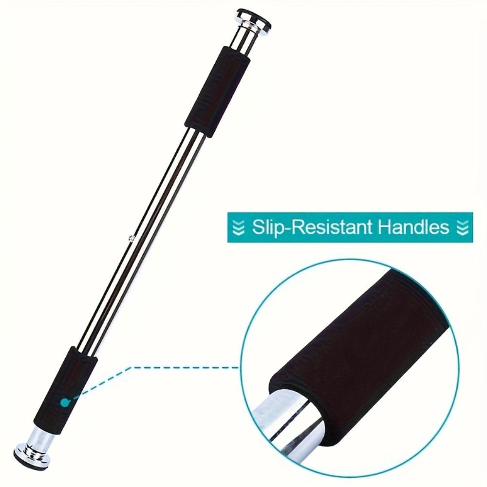 

Установочный стержень без сверления - Регулируемое устройство для внутреннего стержня с фиксацией дверной рамы, Раздвижной стержень-тренажер, подходящий для домашнего спортзала и офиса чёрный