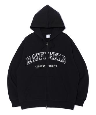Rayfikers Arch Logo Zip-Up Hoodie Black (Mp6Tu143-076)