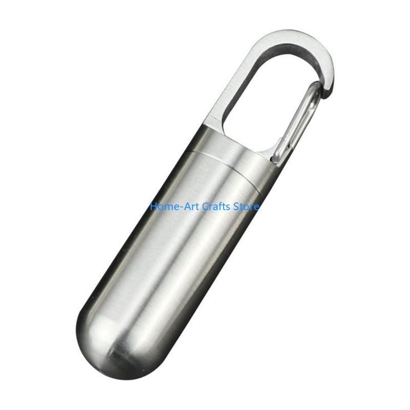 Y3NA Portable Metal Pills Case Waterproof Portable Mini Storage Container 2025 New Dropping