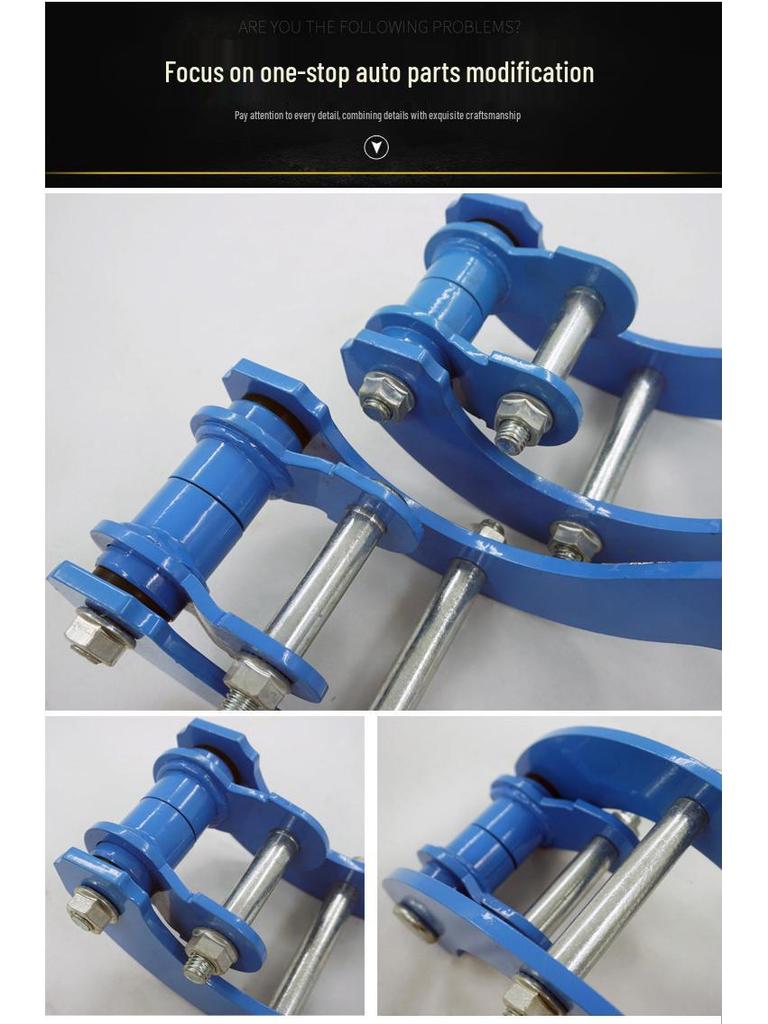 Ford Ranger T9 Truck 2" Folding Lift Shackle Upgrade Kit
