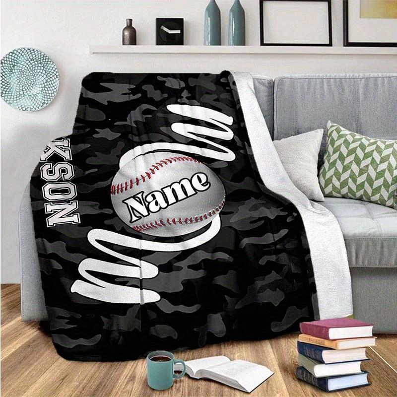 A Ball Customize Your Name Blanket Warm Comfortable And Soft Blankets Are Suitable For Home Lunch Break Blanket Office Sofa Sofa Gift To Relatives And