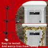 No Screws No Drilling Adjustable Garland Hanger For Door Frame, Christmas Holiday Decoration, Glue-Free, Damage Free Home Tool