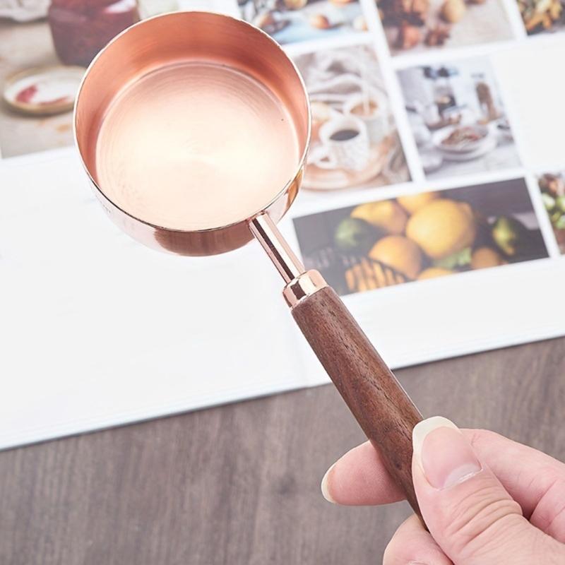 Wood Handle Spoon Vintage Metal Melting Spoon Waxes Melting Spoon for Seal Stamp Envelope Letter Art Craft Embellishment