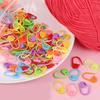 Handmade Clear Color Stitch Markers for Knitting & DIY Projects - Small Pins for Sweaters & Shoes