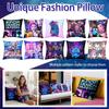 Halloween Printed Pillowcase Square Pillowcase Sofa Pillowcase No Core Comfortable Pillowcase
