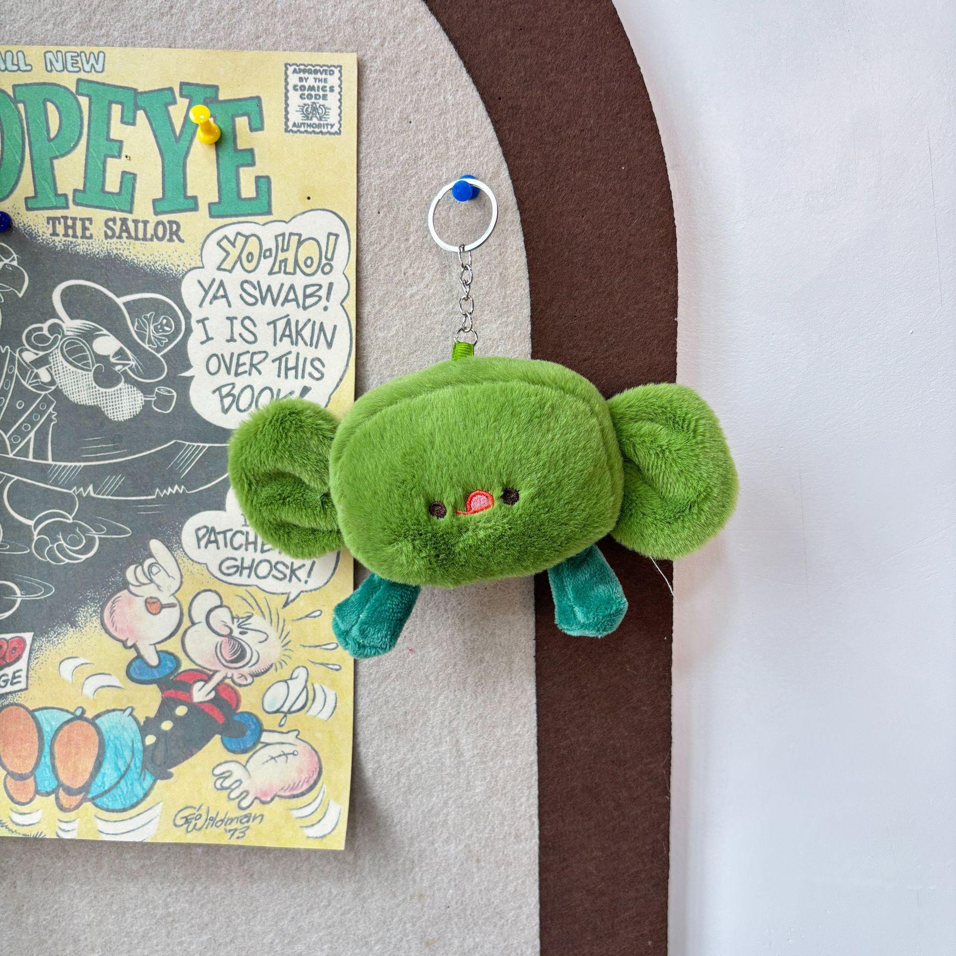 

Adorable Kelp Knot Plush Pendant: Cute Cartoon Bag Charm & Keychain Doll 10 cm