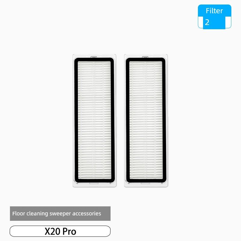 Accessories for Xiaomi Sweeping and Mopping Robot X20 Pro: Side Brush, Filter, Cleaning Cloth, Dust Bag, Cleaning Fluid, Consumables