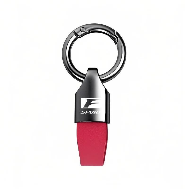 Luxury Men Women Suede/Metal Key Chain Fashion Keychain Key Ring Holder For Lexus LS LC RZ IS350 ES300 GS350 CT200h GX460 LX570