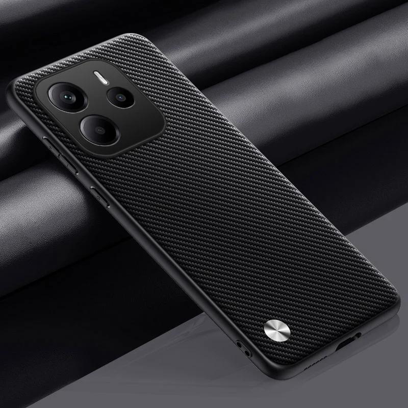 Luxury PU Leather Case For Xiaomi Redmi Note 14 4G Note14 Back Cover Silicone Protection Phone Case For Redmi Note 14 5G Coque