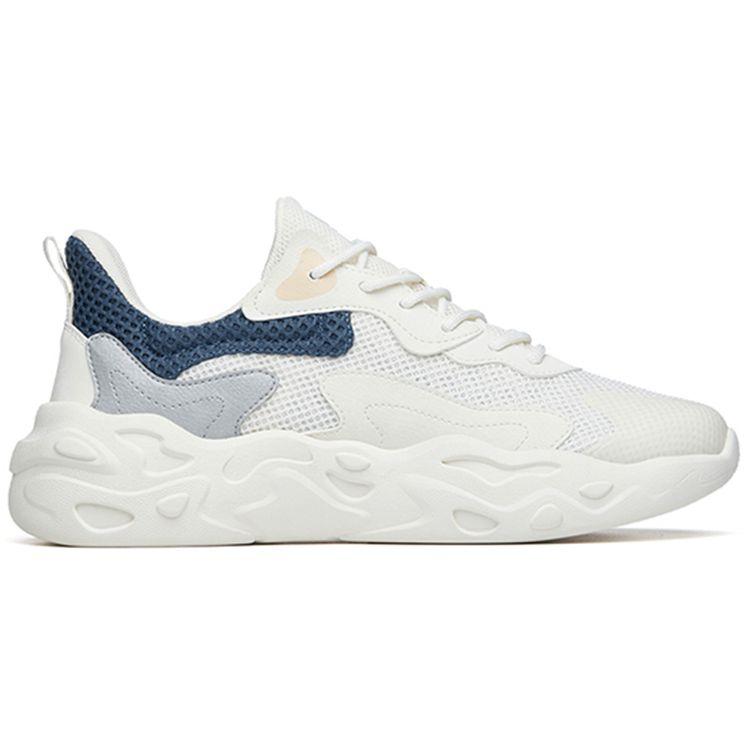 Anta Breakthrough Comfortable Breathable Low-Top Sports Casual Shoes Men Sneakers Blue White Silver 112228861-3