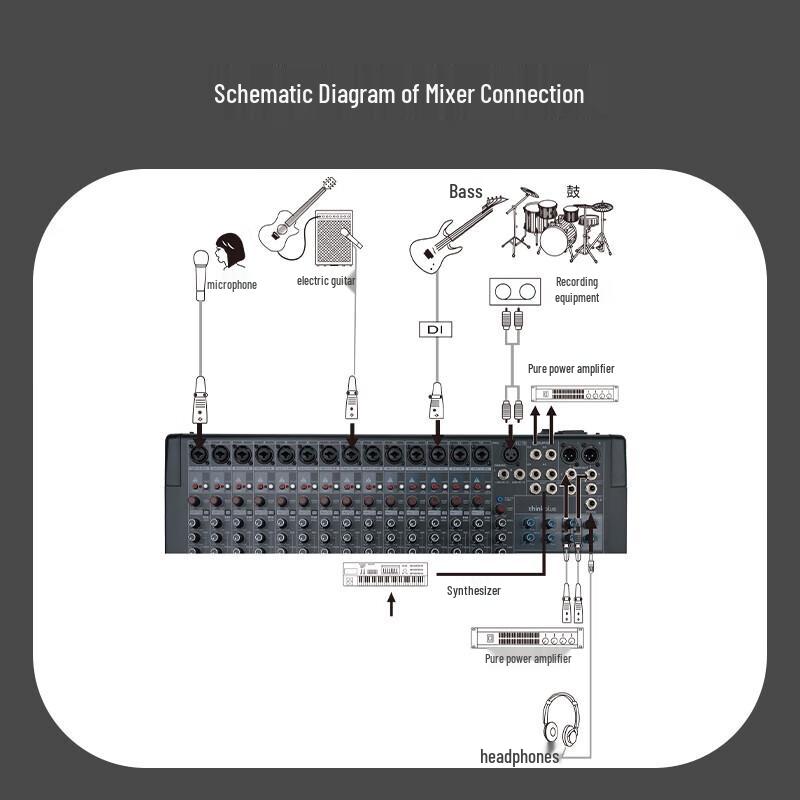 Lenovo thinkplus TYT16 16-Channel Conference Mixer (CN version)