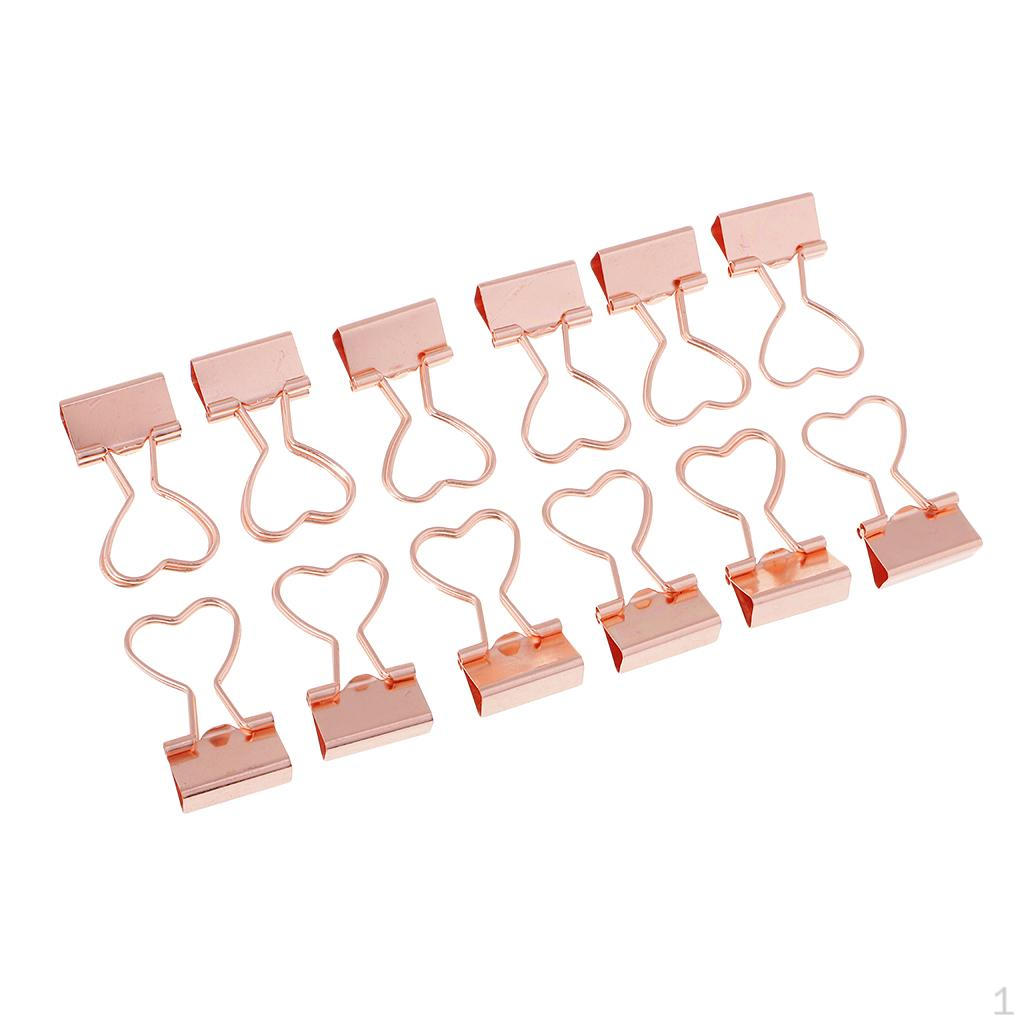 Pieces Shaped Paper er Clips Stationery of office Document Organizer (38 X 0.71 Inch, ,