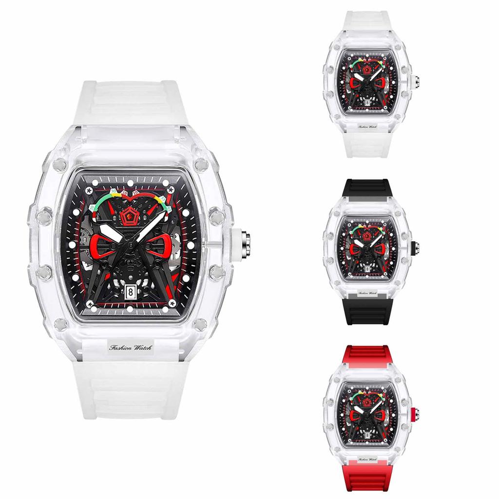 Men's Waterproof Luminous Running Alarm Clock Watch