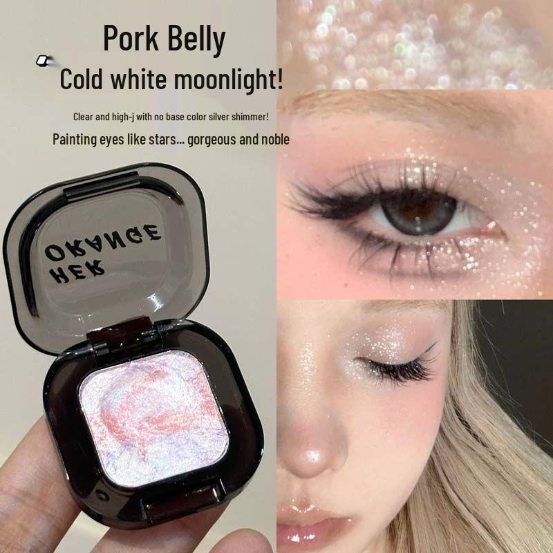 Five-Flower Rich Girl Pearlescent Eyeshadow Palette with Super Shimmer Under-Eye Brightener