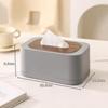 Space-saving Tissue Dispenser Large Opening Square Tissue Box Tissue Box With Lid  Household Use